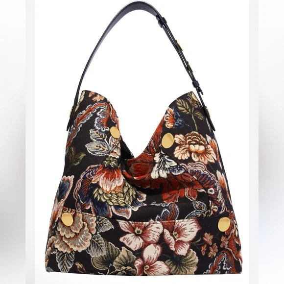 Stella McCartney Tapestry Big Bucket Bag - Picture 1 of 13
